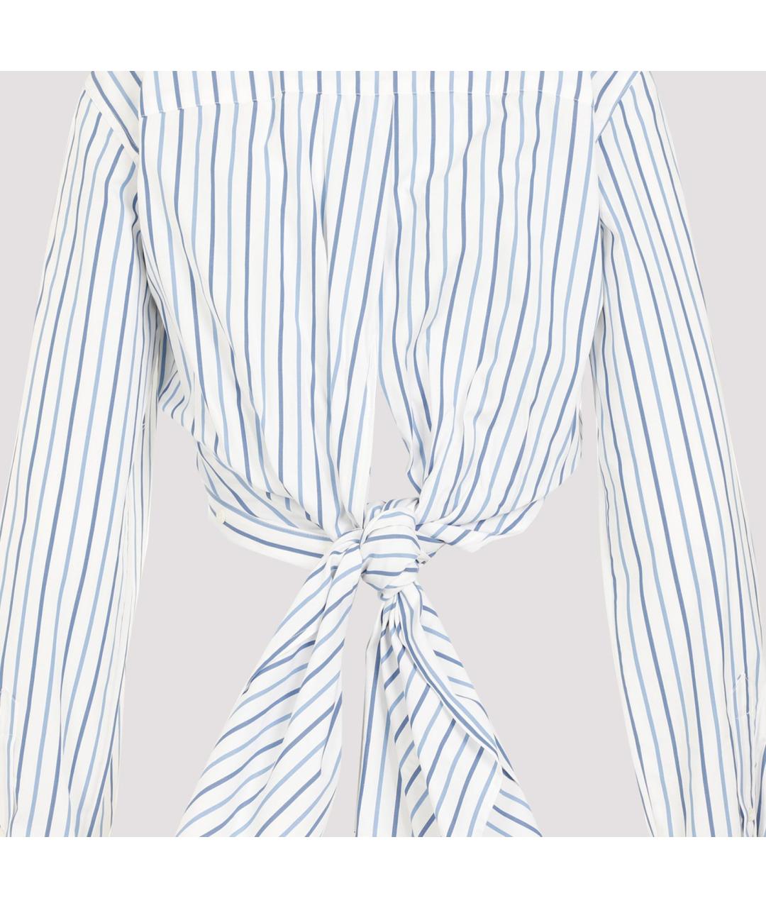 DRIES VAN NOTEN Голубая хлопковая рубашка, фото 5