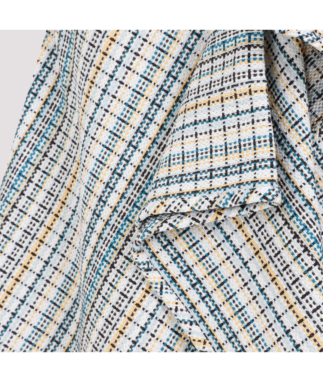BOTTEGA VENETA Мульти хлопковая юбка миди, фото 4