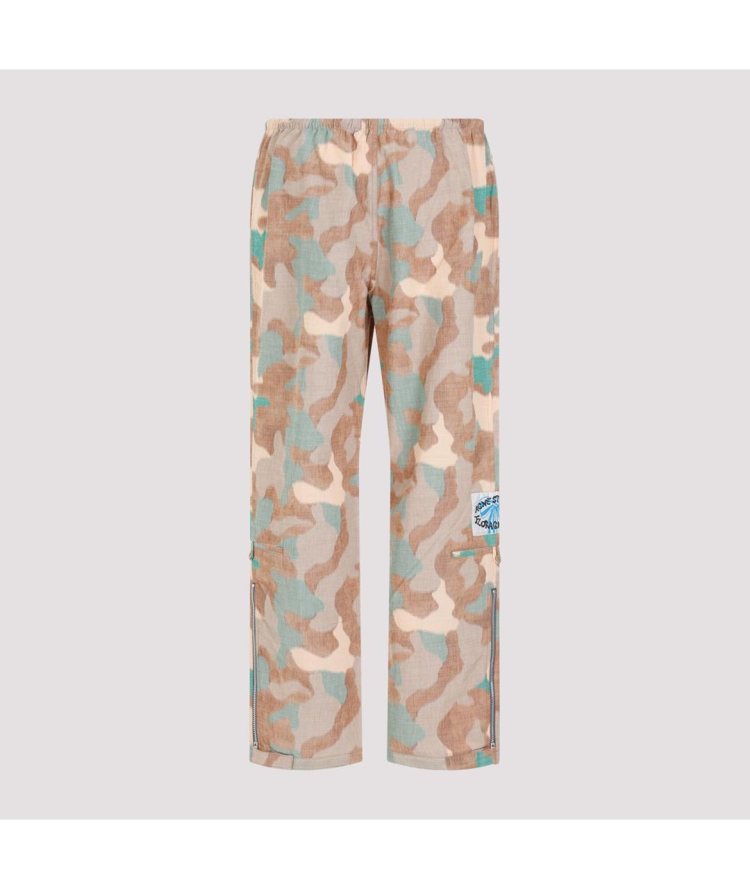 ACNE STUDIOS Мульти полиэстеровые повседневные брюки, фото 3