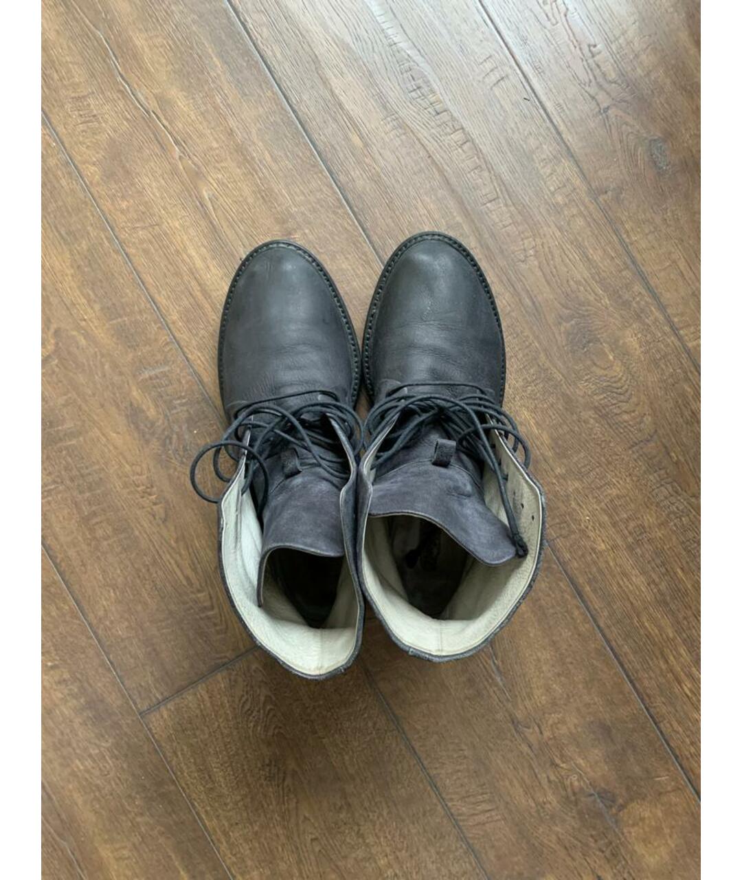 MARSELL Черные кожаные высокие ботинки, фото 3