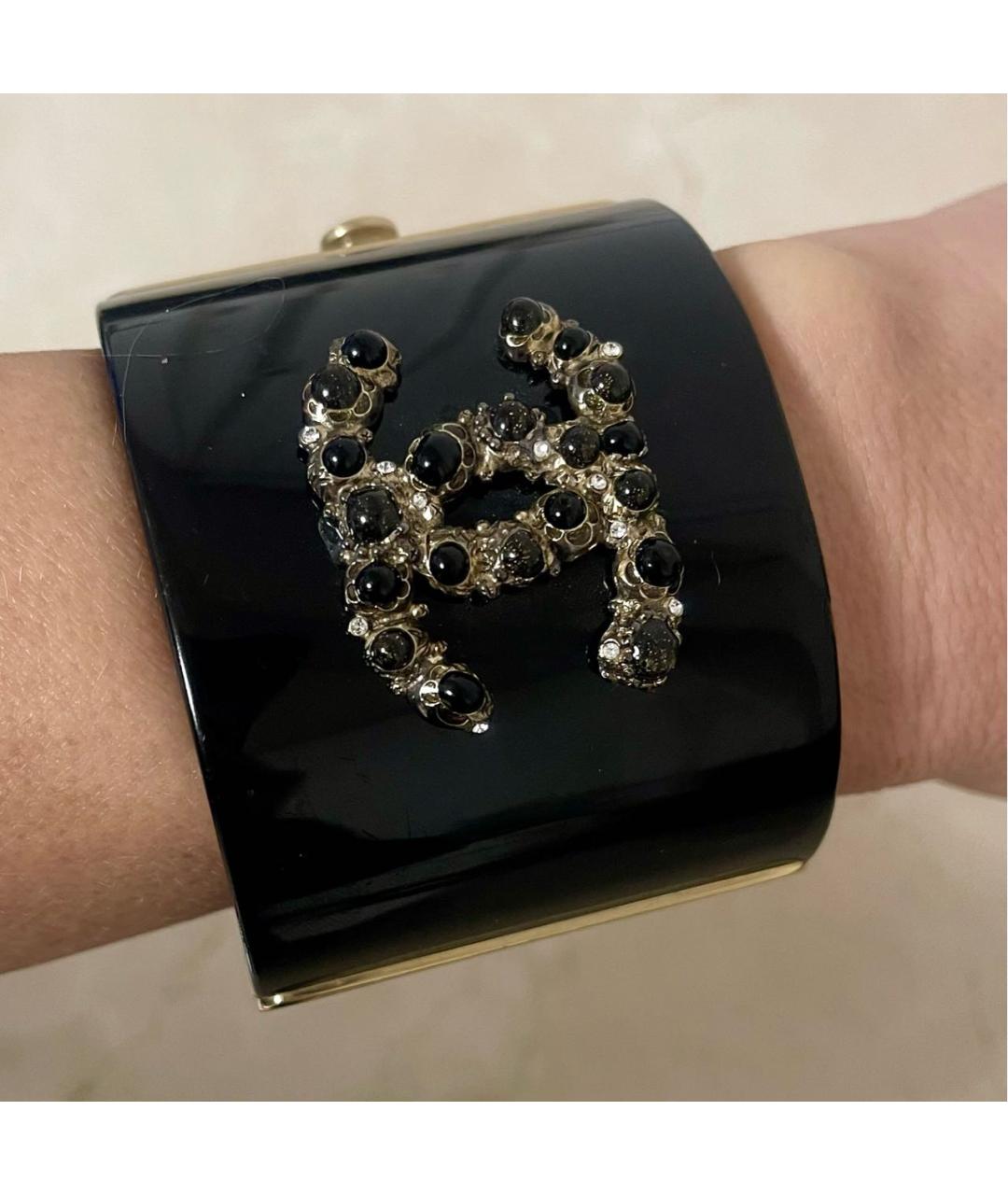 CHANEL Черный браслет, фото 4