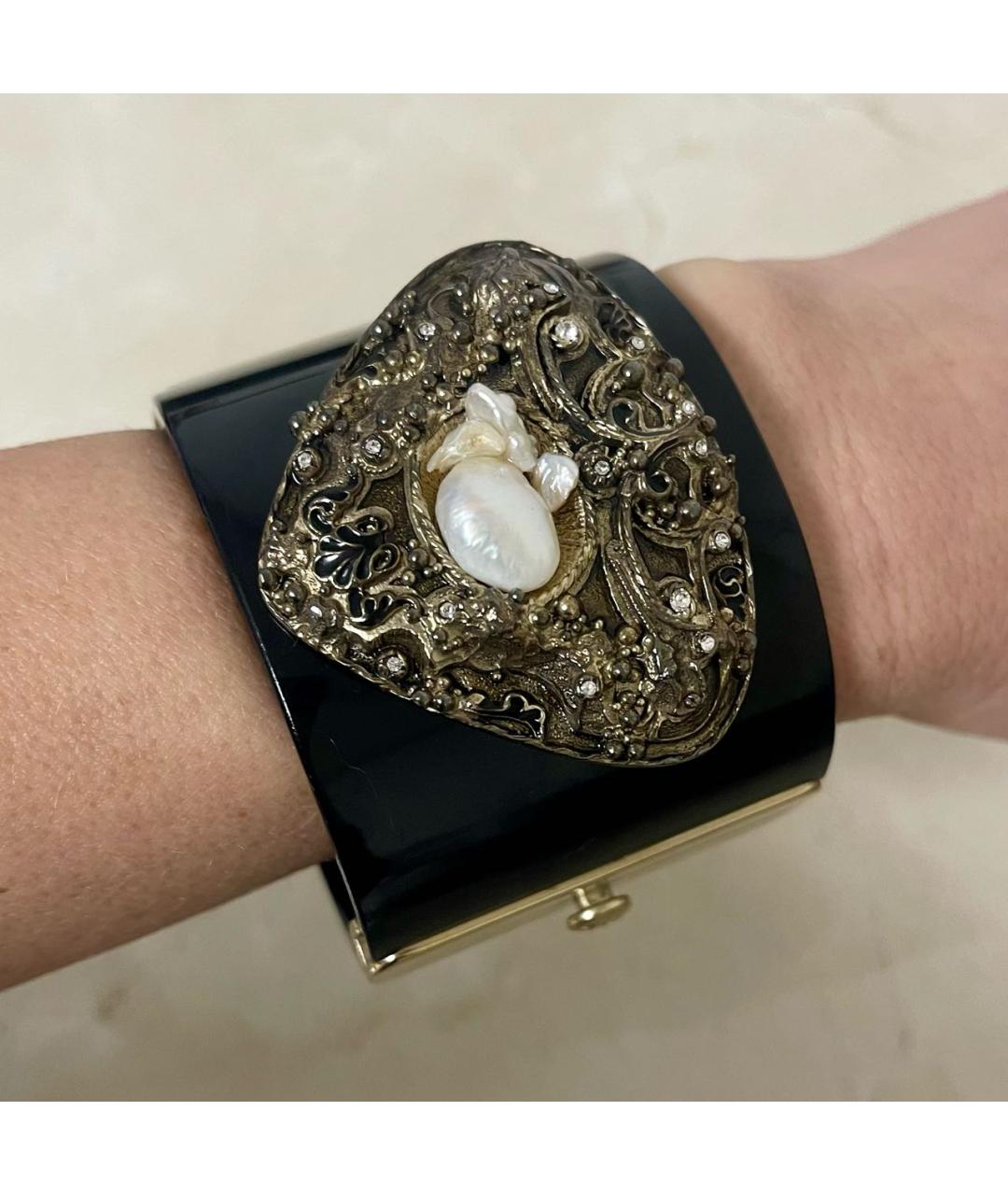 CHANEL Черный браслет, фото 3