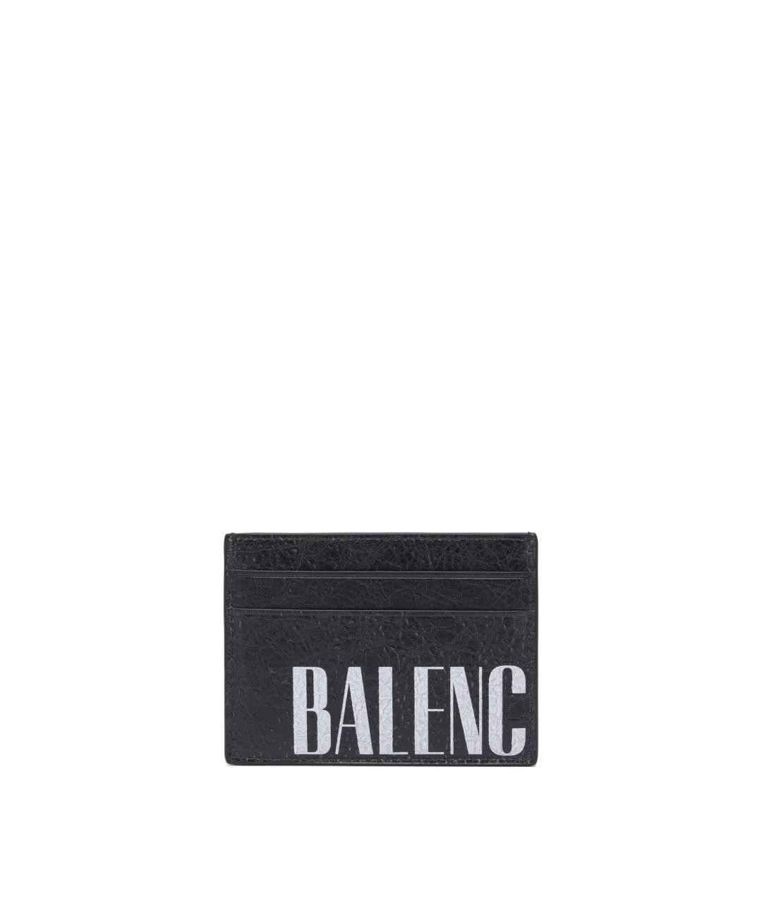 BALENCIAGA Черный кожаный кардхолдер, фото 1