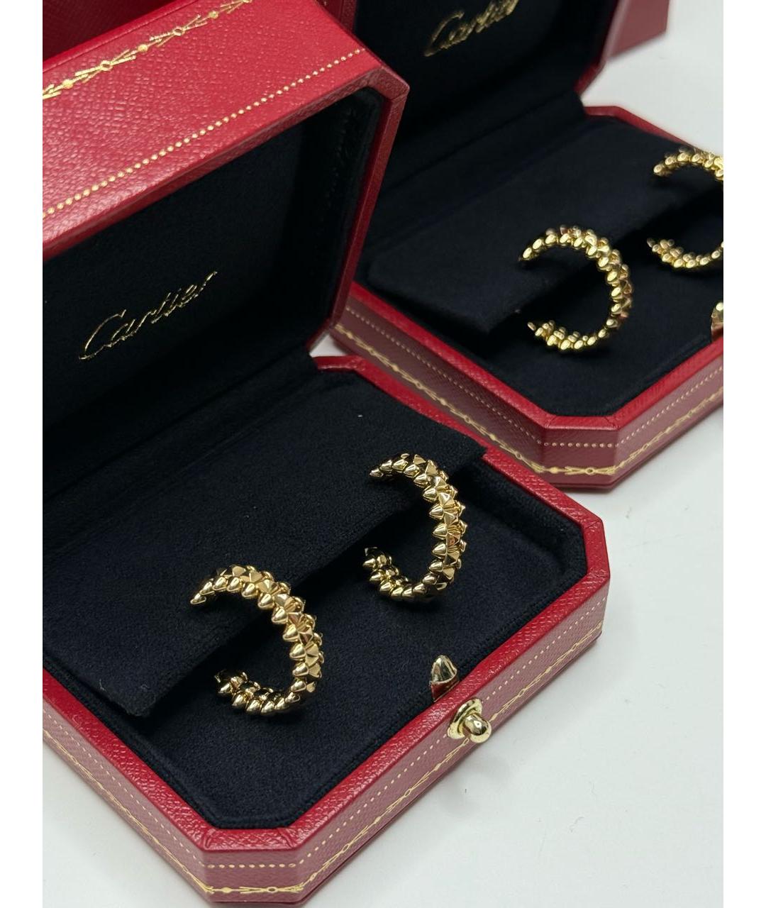 CARTIER Золотые серьги из желтого золота, фото 3