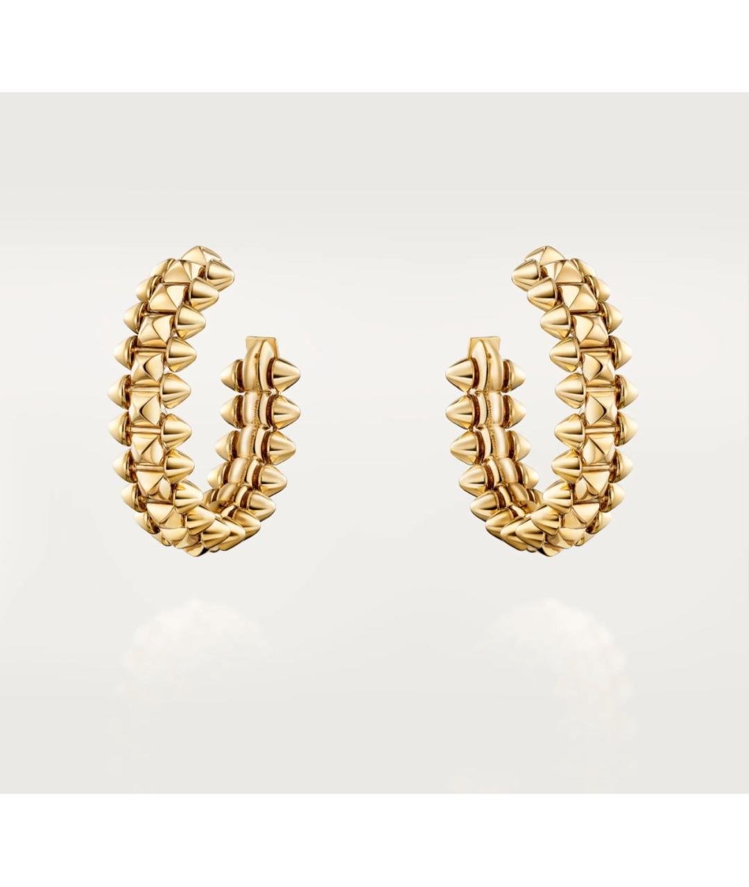 CARTIER Золотые серьги из желтого золота, фото 4