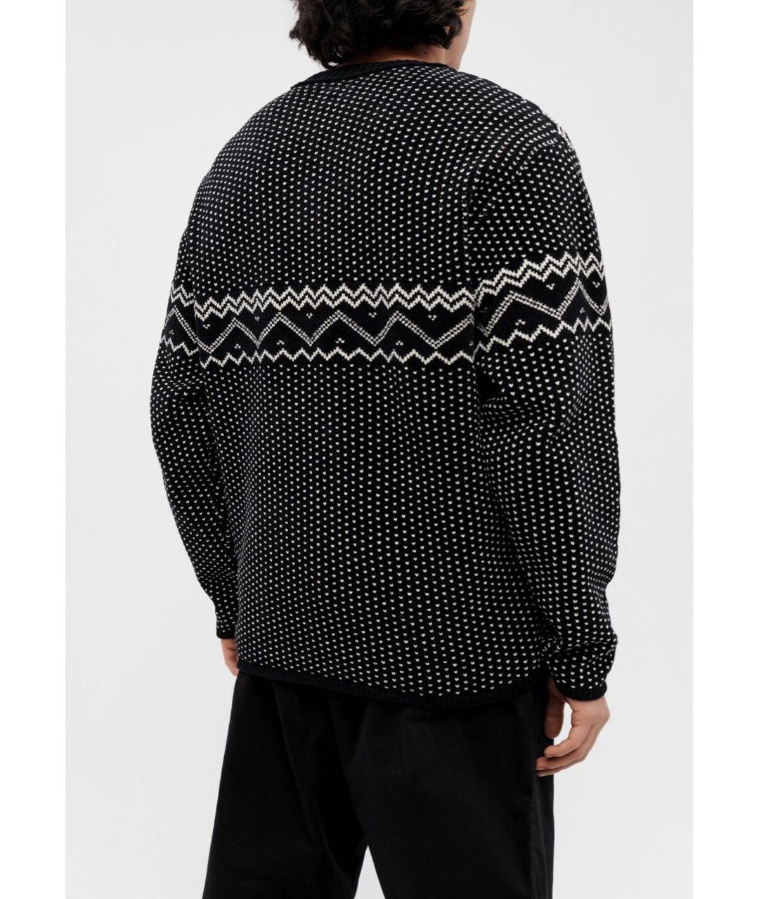 CP COMPANY Черный хлопковый джемпер / свитер, фото 2