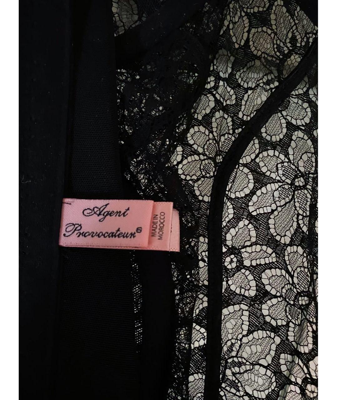 AGENT PROVOCATEUR Черный кружевной корсет, фото 4
