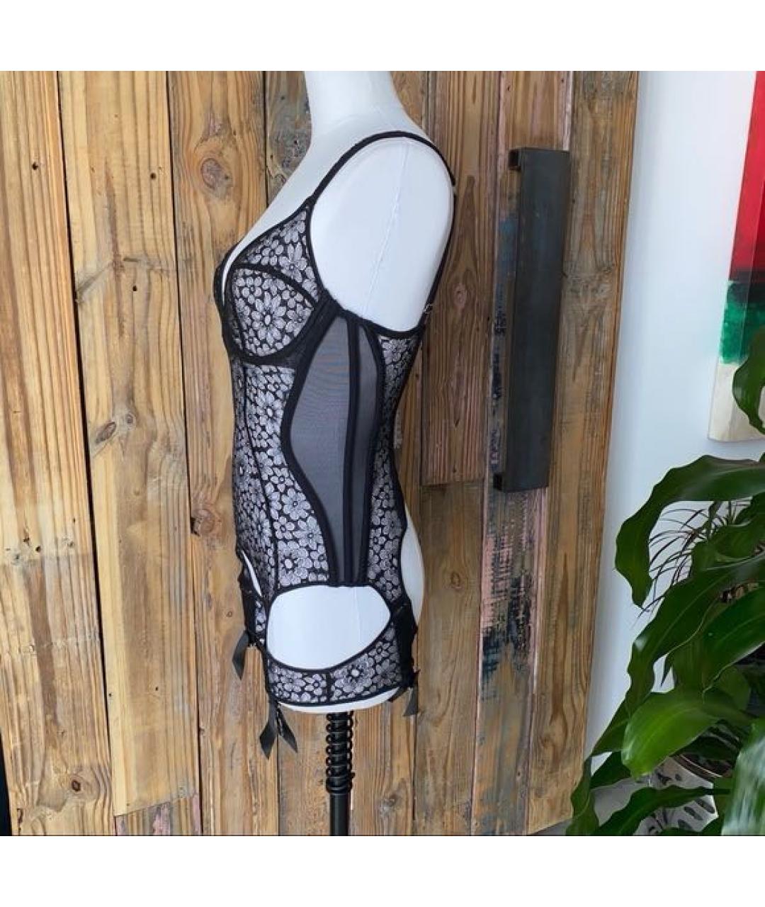 AGENT PROVOCATEUR Черный кружевной корсет, фото 2