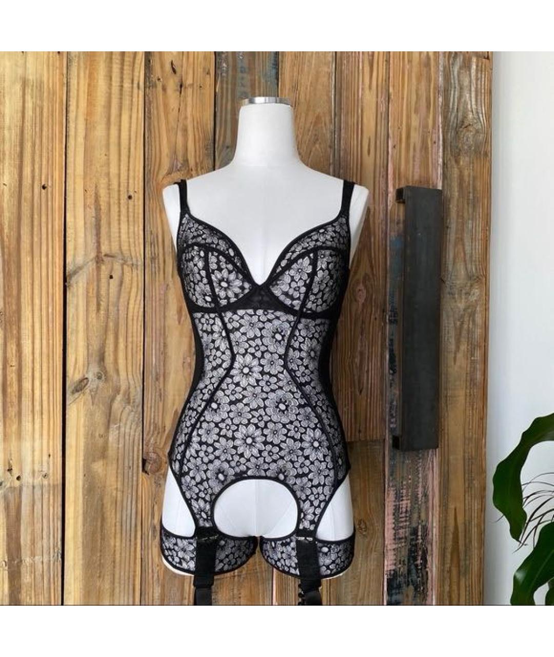 AGENT PROVOCATEUR Черный кружевной корсет, фото 7