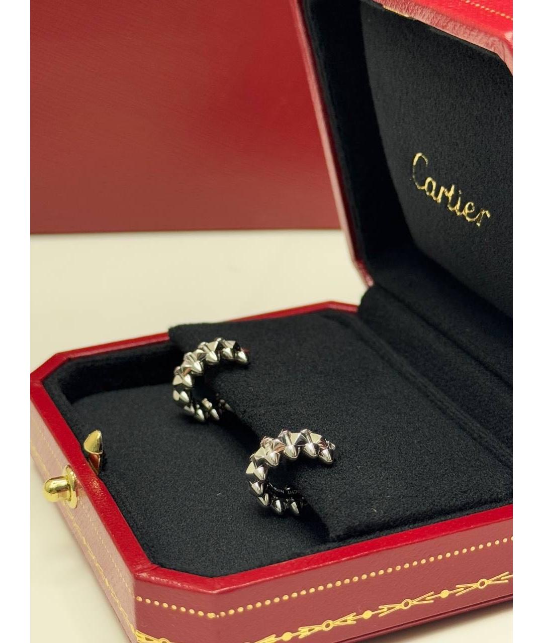 CARTIER Серьги из белого золота, фото 2