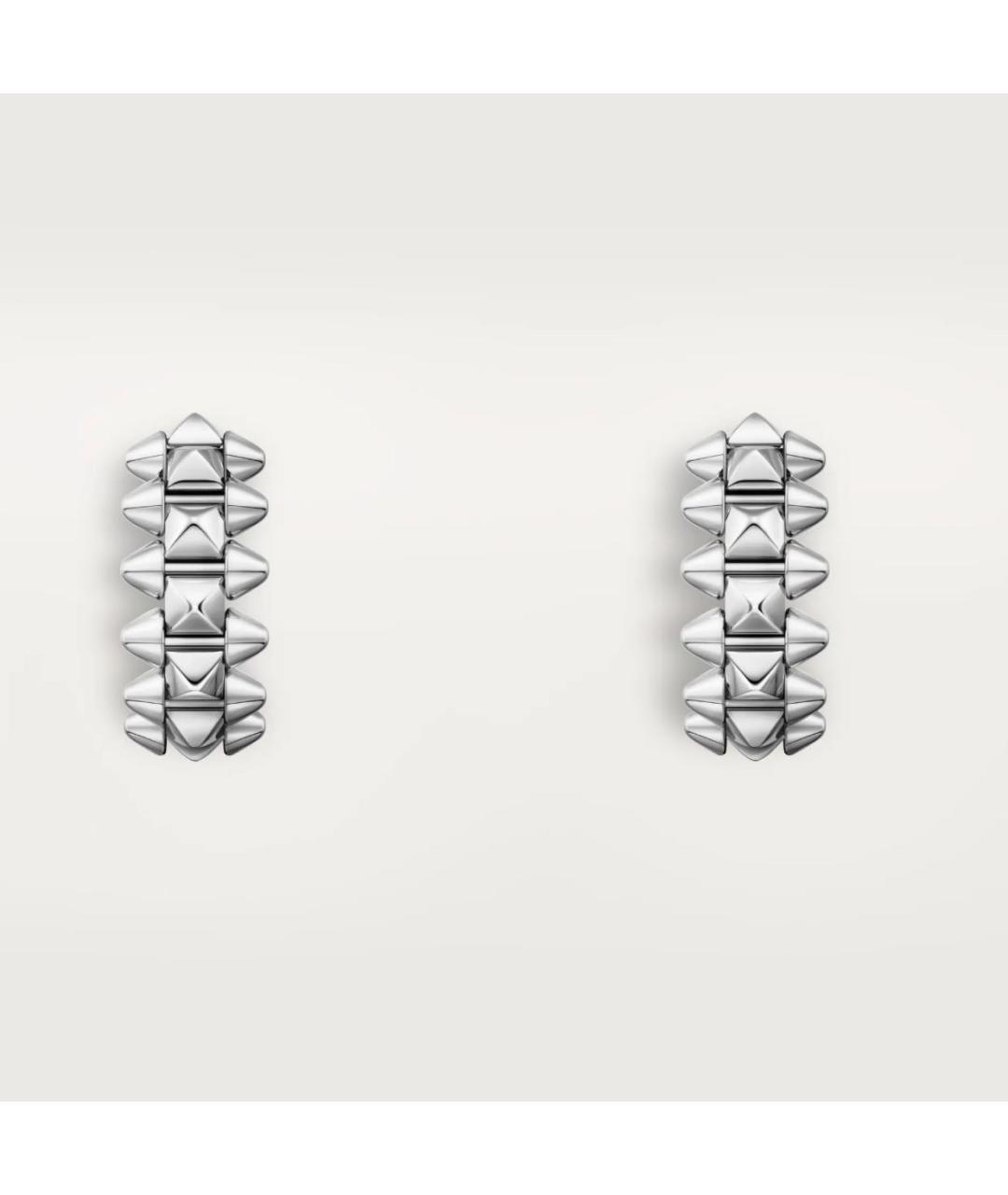 CARTIER Серьги из белого золота, фото 4