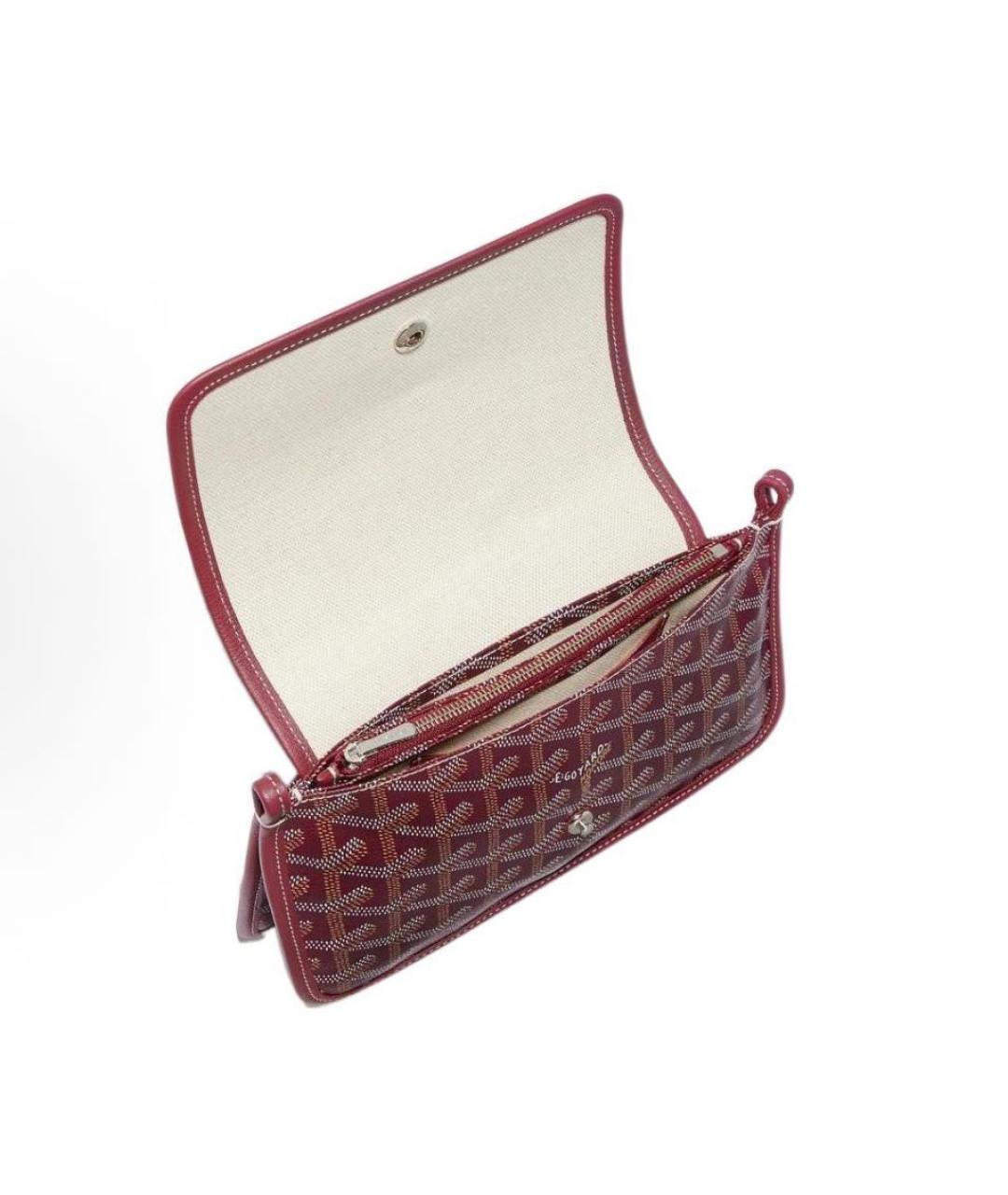 GOYARD Бордовая сумка через плечо, фото 4