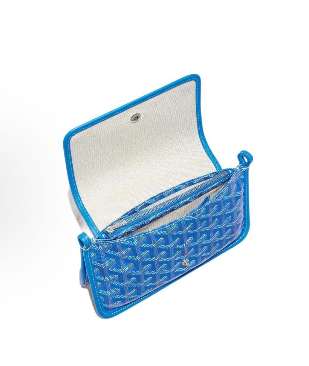 GOYARD Синяя сумка через плечо, фото 4