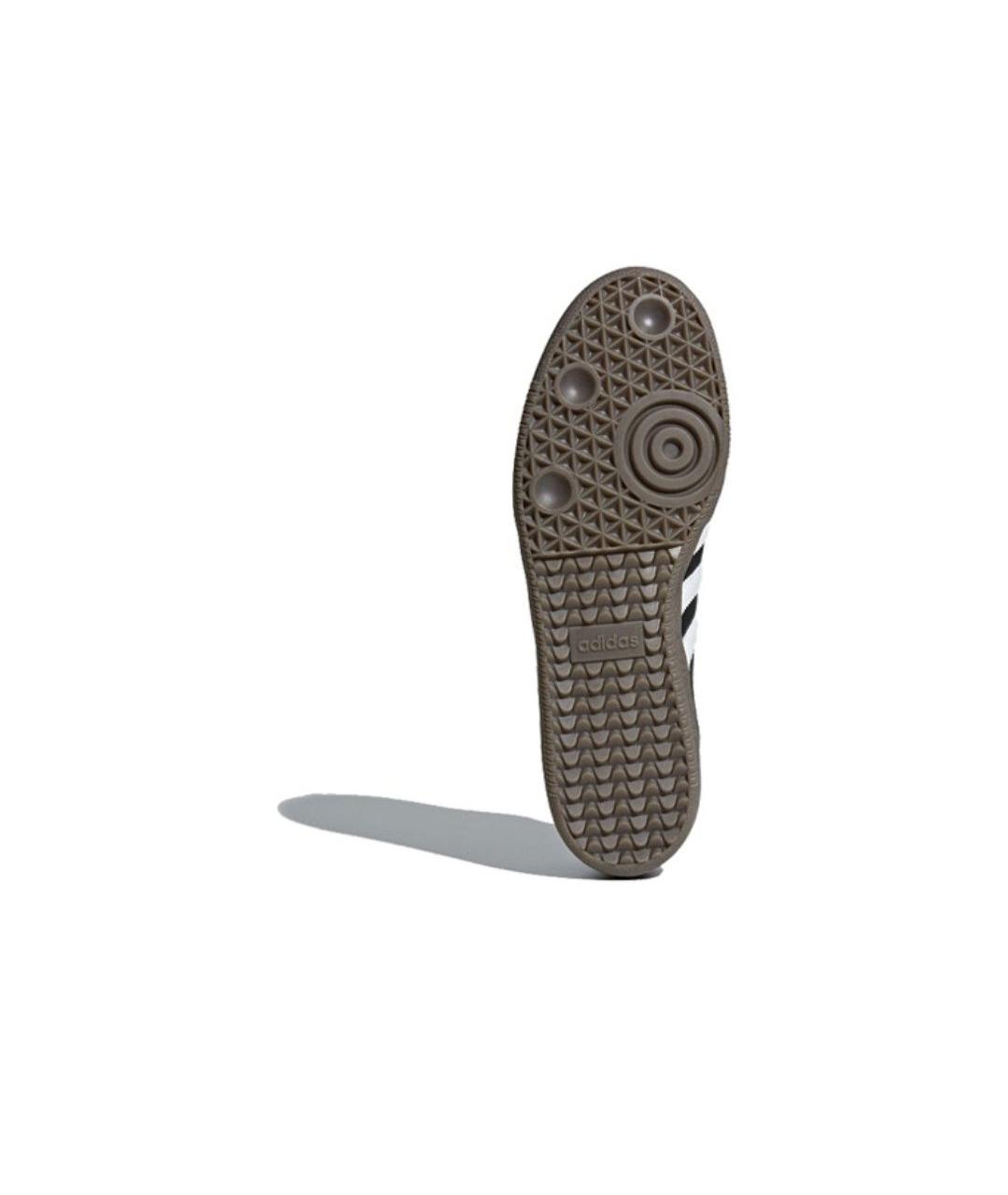 ADIDAS Черные кожаные кеды, фото 5