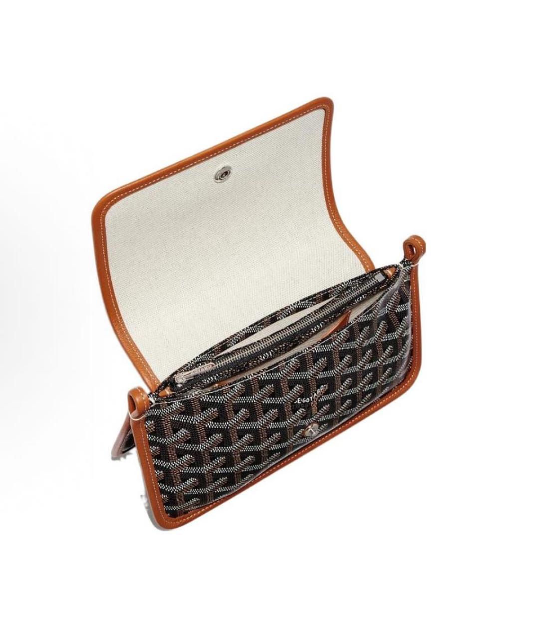 GOYARD Коричневая сумка через плечо, фото 4