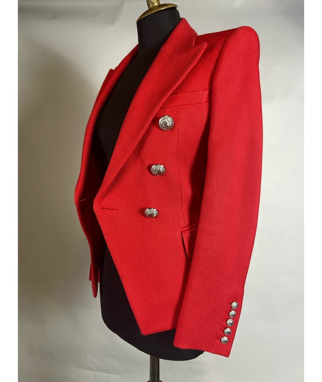 BALMAIN Красный жакет/пиджак, фото 3