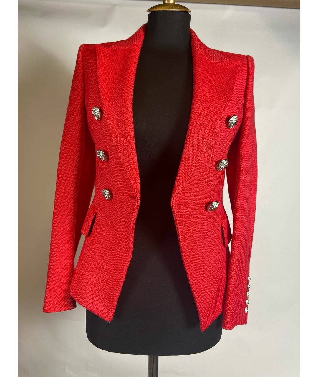 BALMAIN Красный жакет/пиджак, фото 6