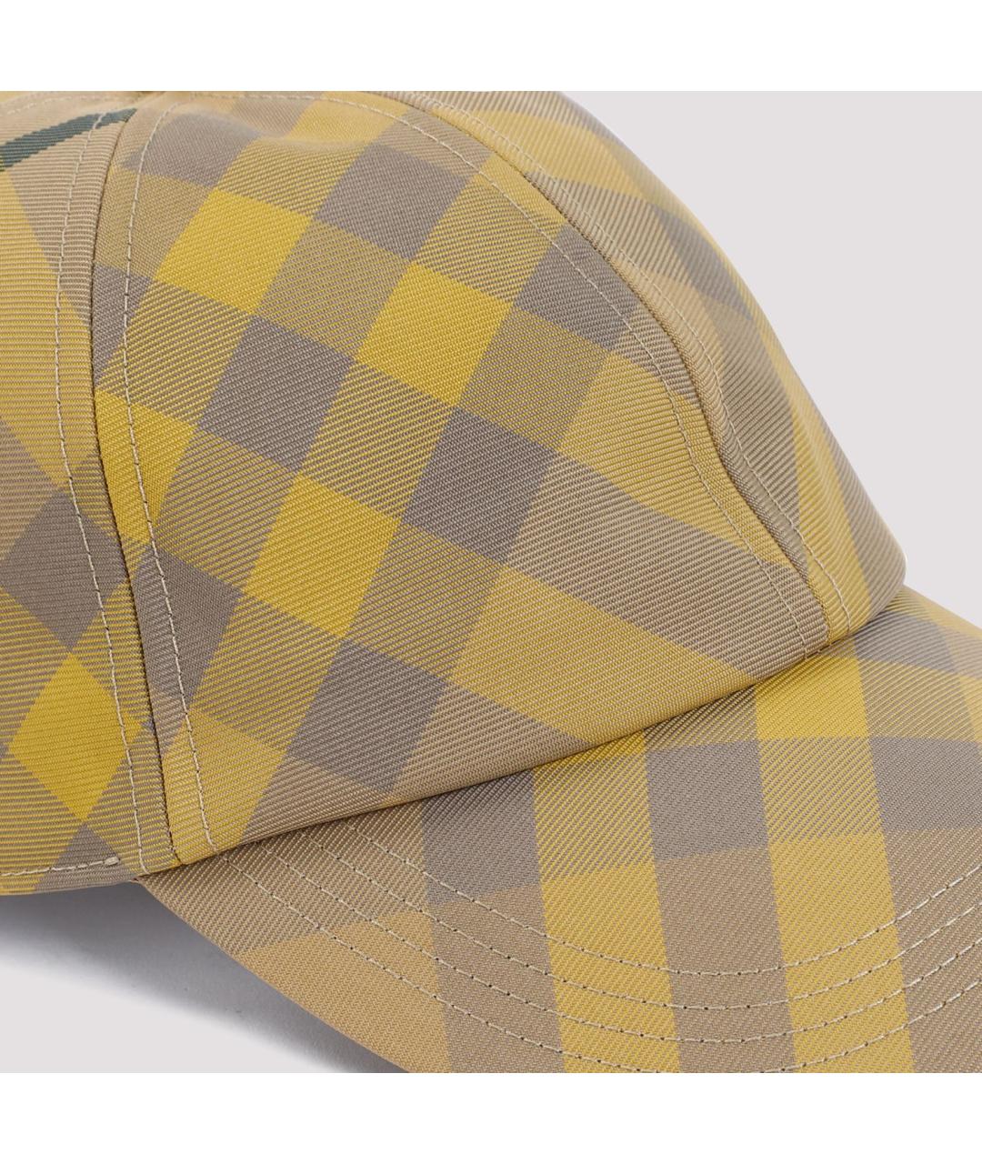 BURBERRY Бежевая синтетическая кепка, фото 4