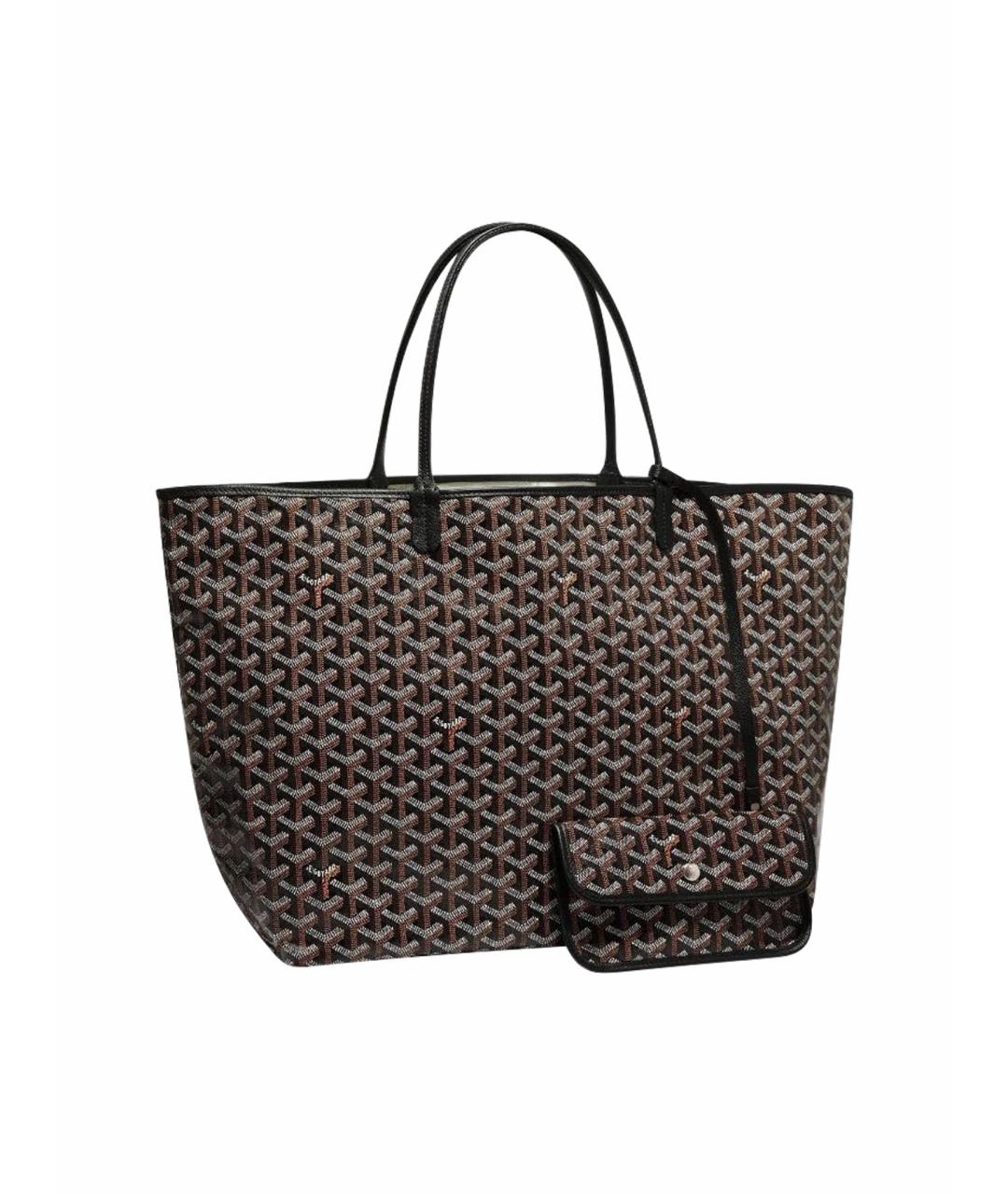 GOYARD Коричневая сумка тоут, фото 1
