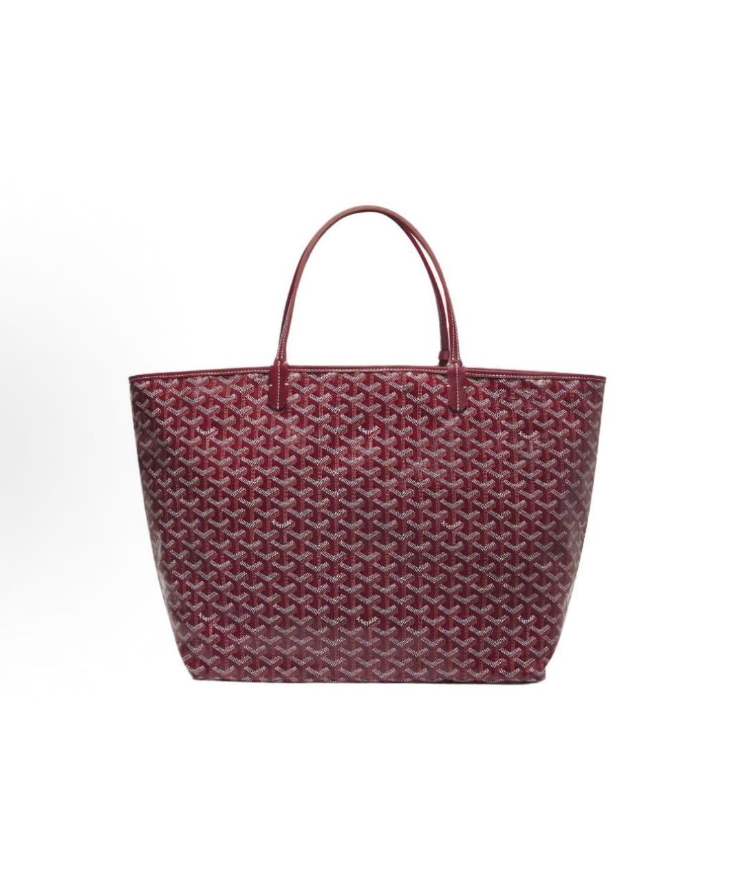 GOYARD Бордовая сумка тоут, фото 2