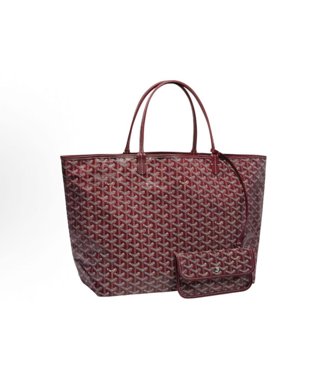 GOYARD Бордовая сумка тоут, фото 6