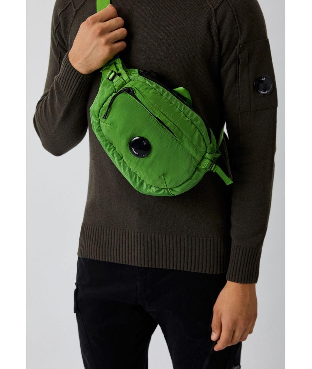 CP COMPANY Зеленая поясная сумка, фото 6