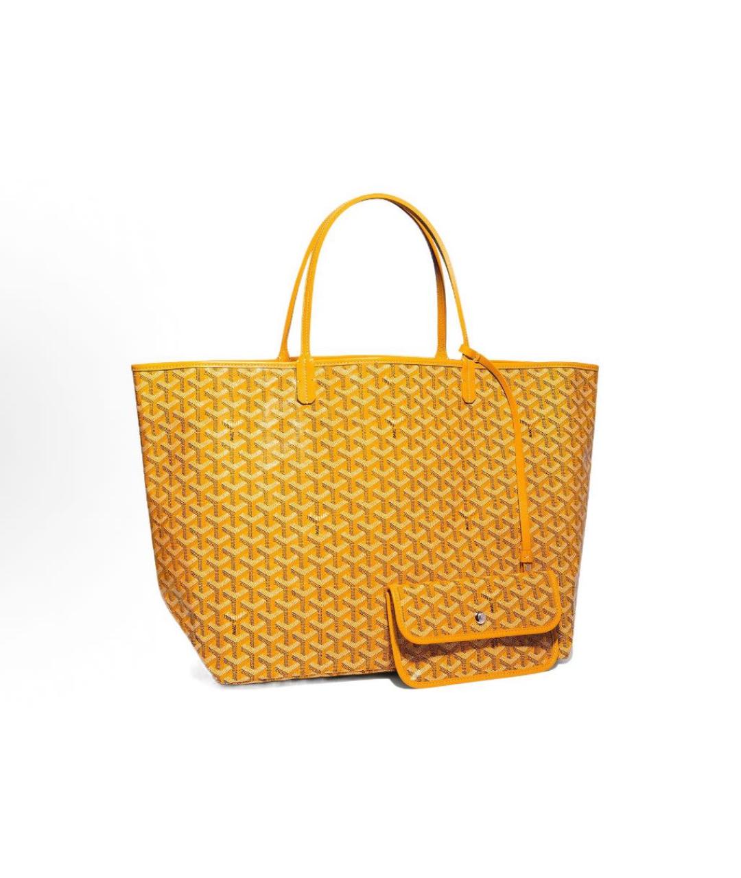 GOYARD Желтая сумка тоут, фото 5