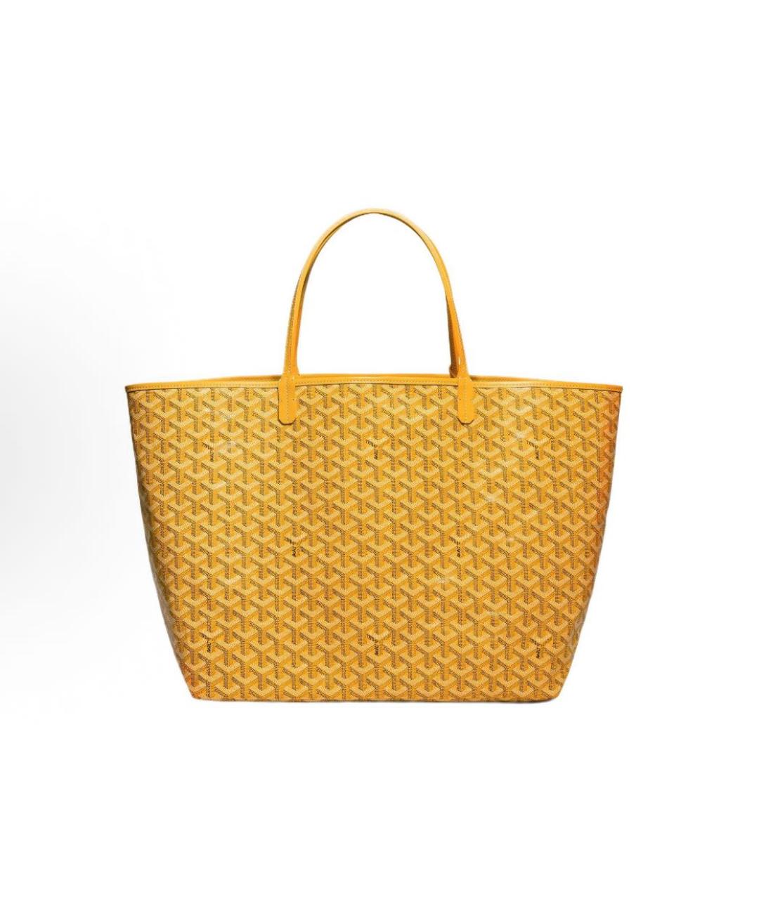 GOYARD Желтая сумка тоут, фото 2