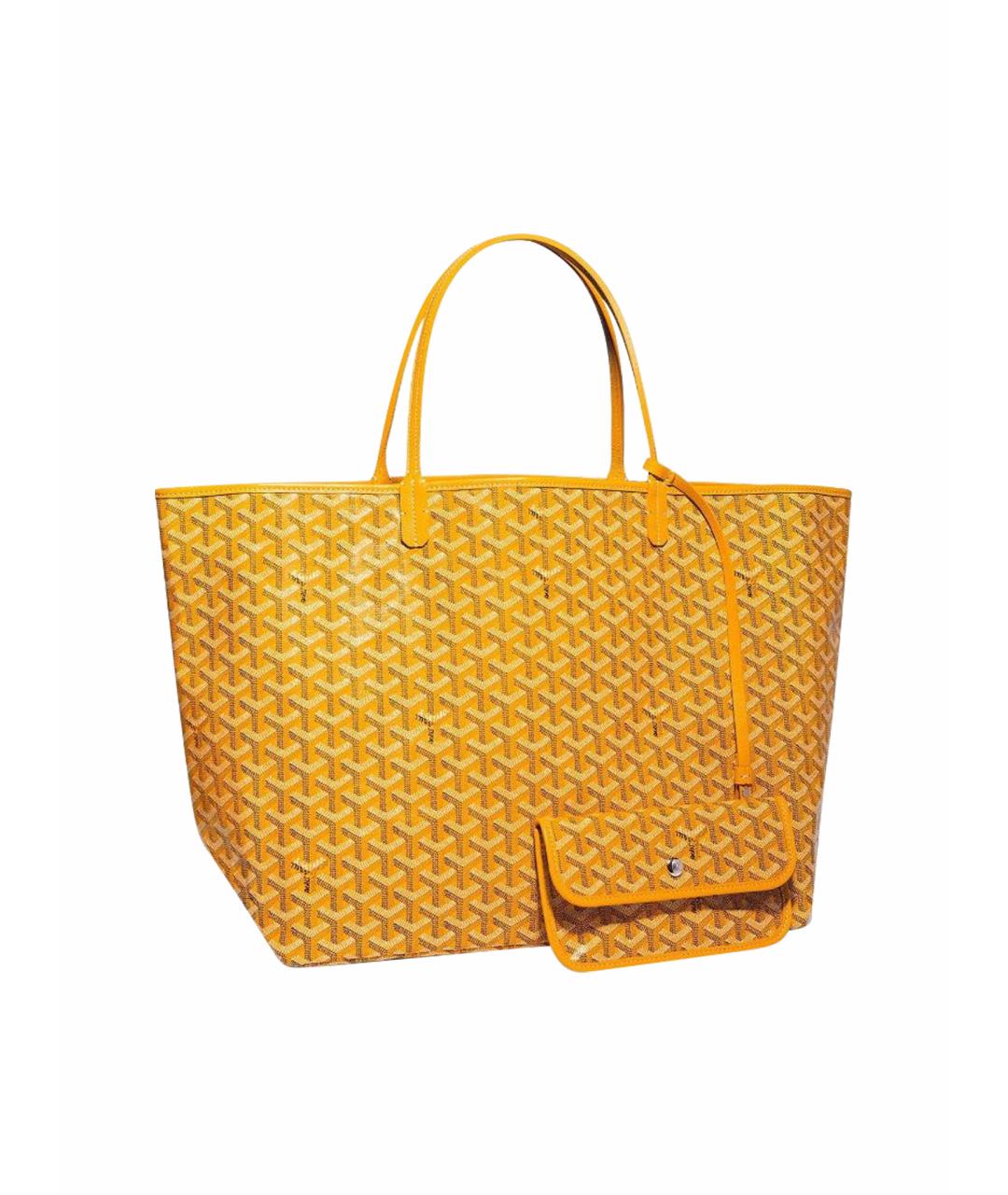 GOYARD Желтая сумка тоут, фото 1