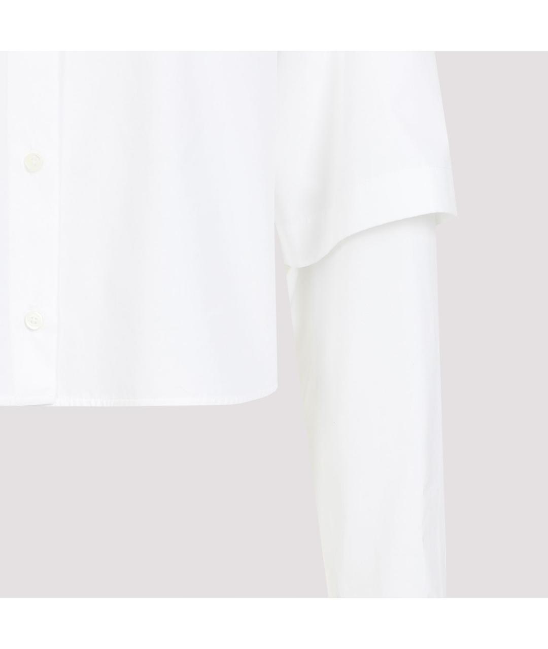 OFF-WHITE Белая хлопковая рубашка, фото 5