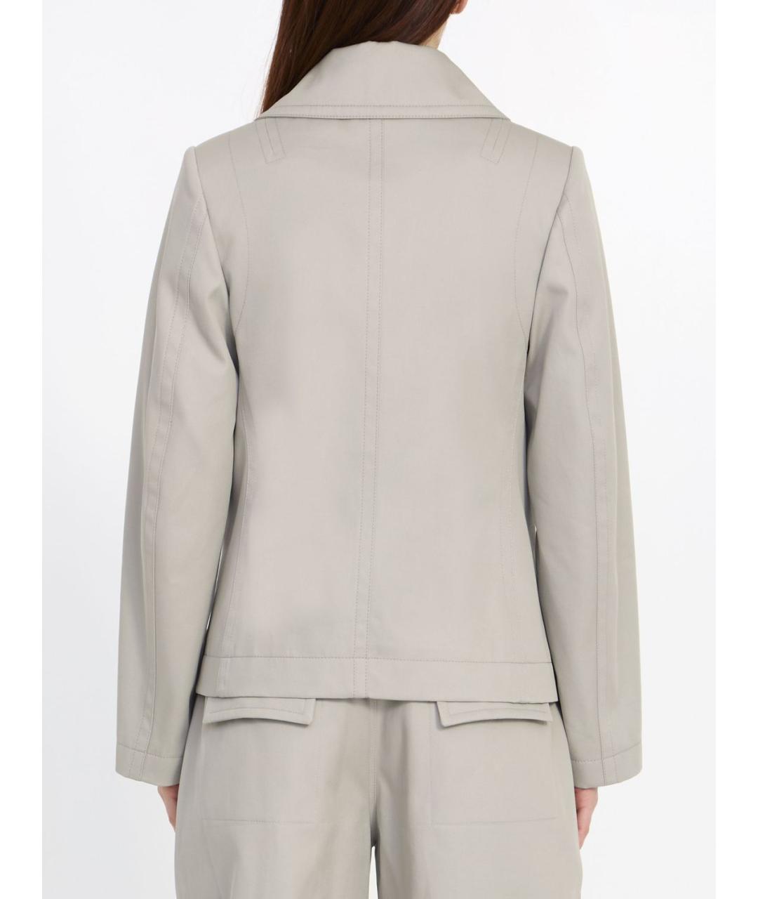 BOTTEGA VENETA Бежевое хлопковое пальто, фото 3