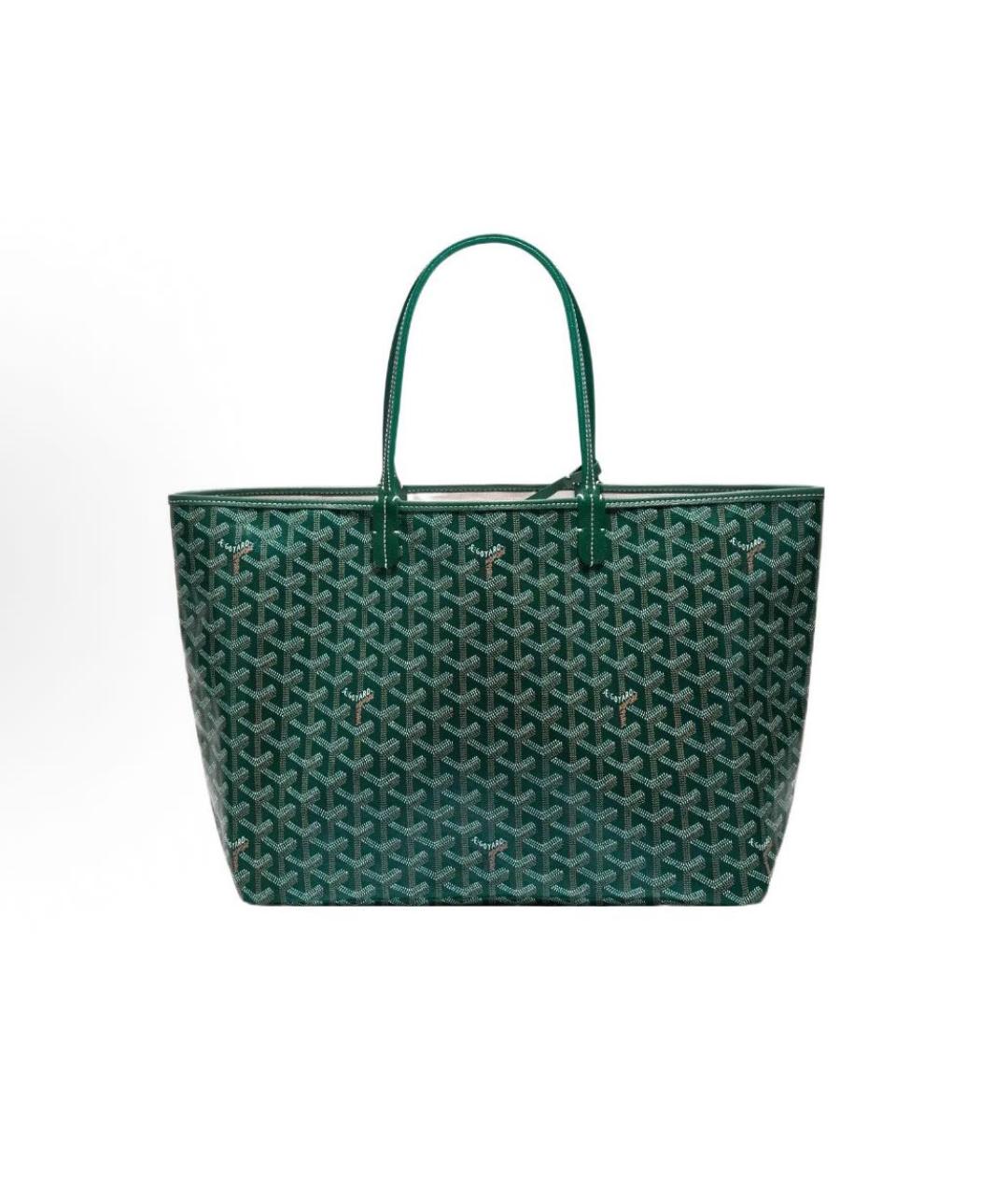 GOYARD Зеленая сумка тоут, фото 2