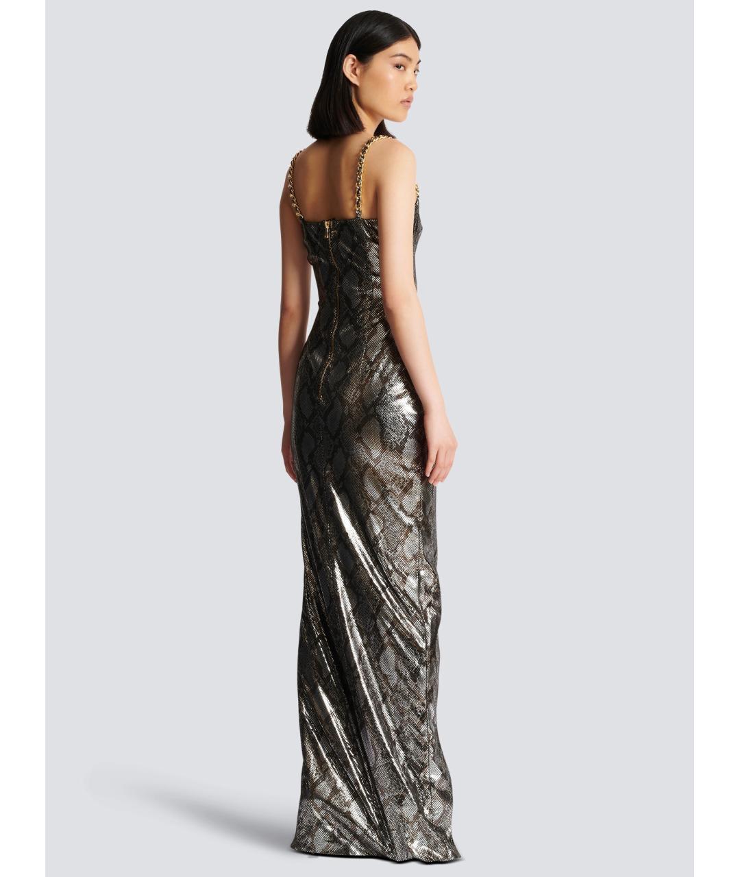 BALMAIN Мульти коктейльное платье, фото 7