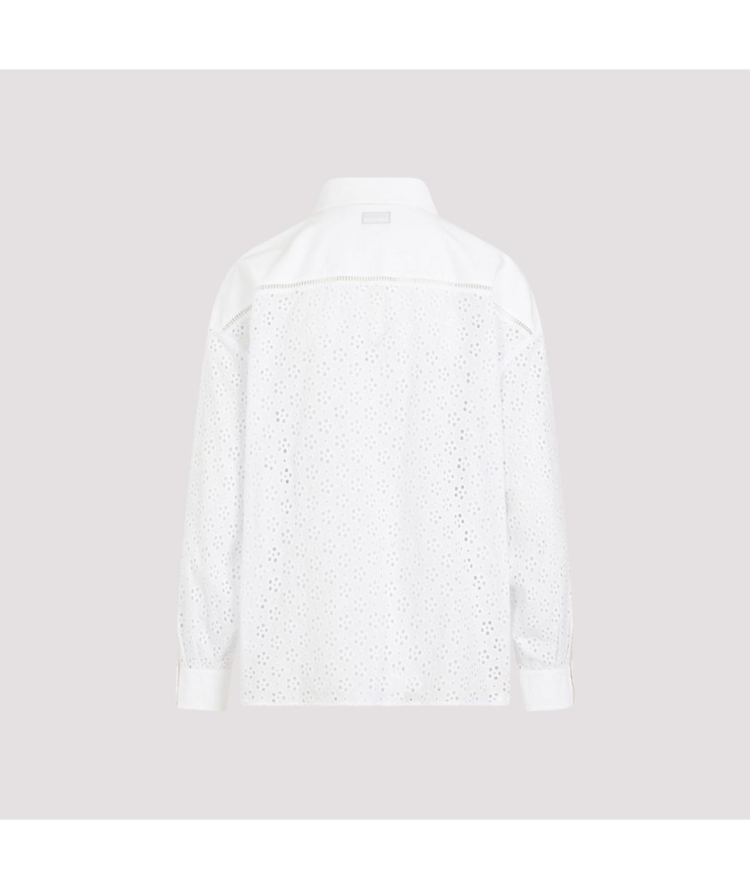 KENZO Белая хлопковая рубашка, фото 3