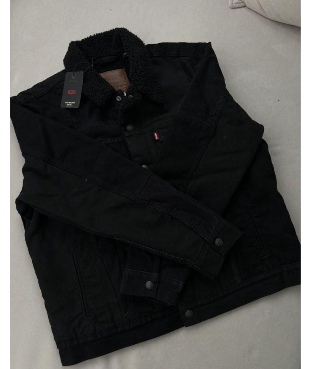 LEVI'S Черная куртка, фото 4