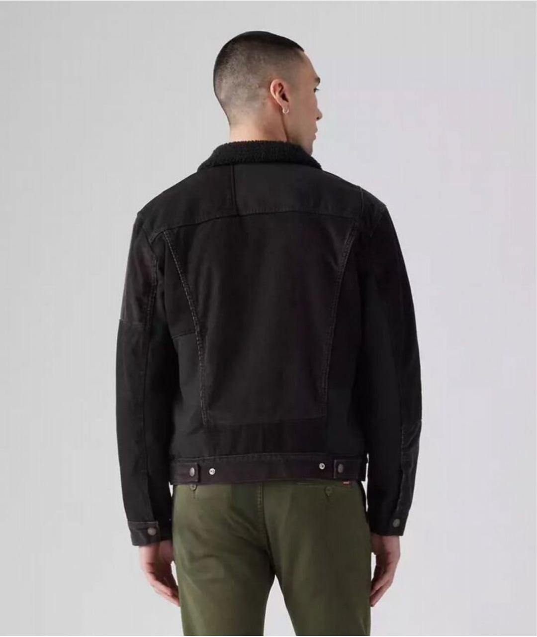 LEVI'S Черная куртка, фото 3