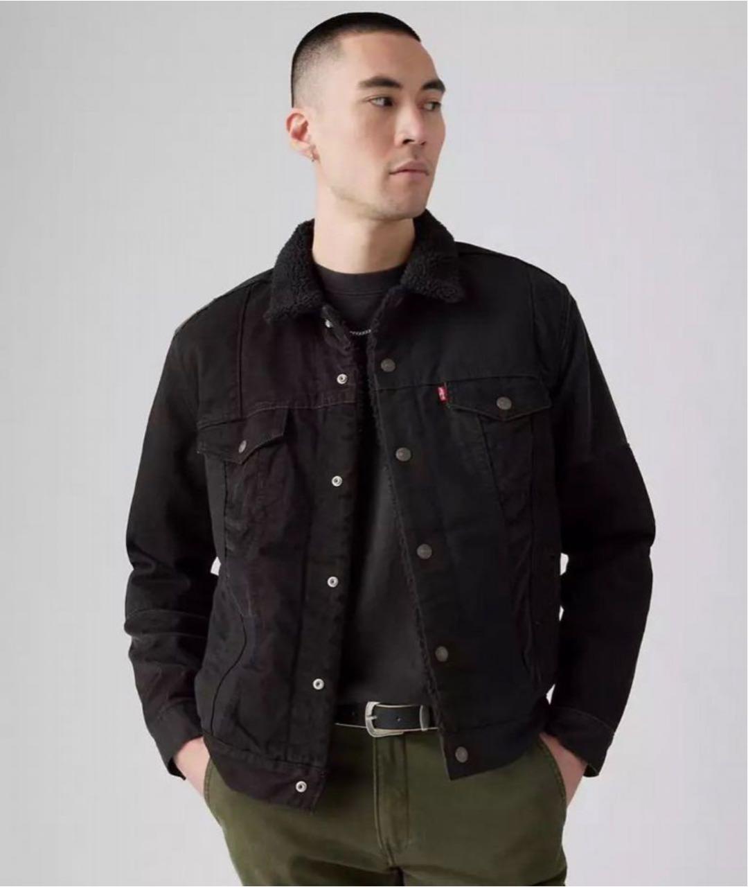 LEVI'S Черная куртка, фото 2
