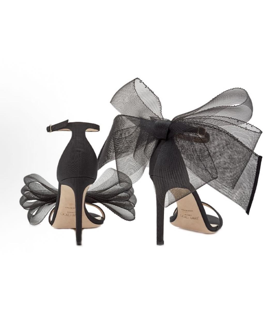 JIMMY CHOO Черные босоножки, фото 5