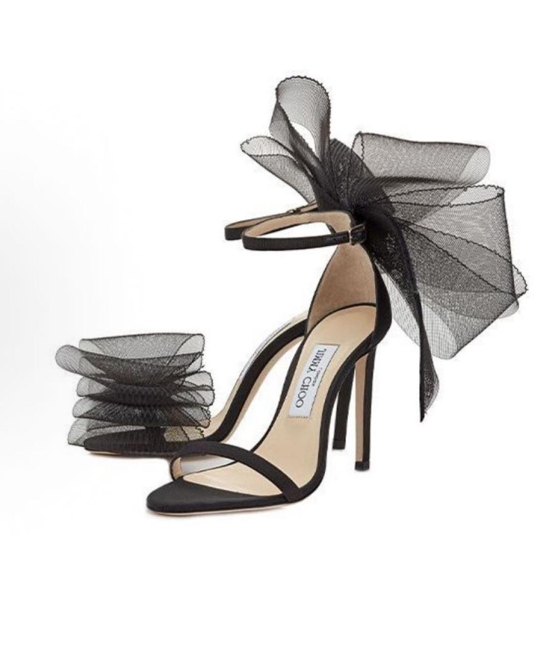 JIMMY CHOO Черные босоножки, фото 3