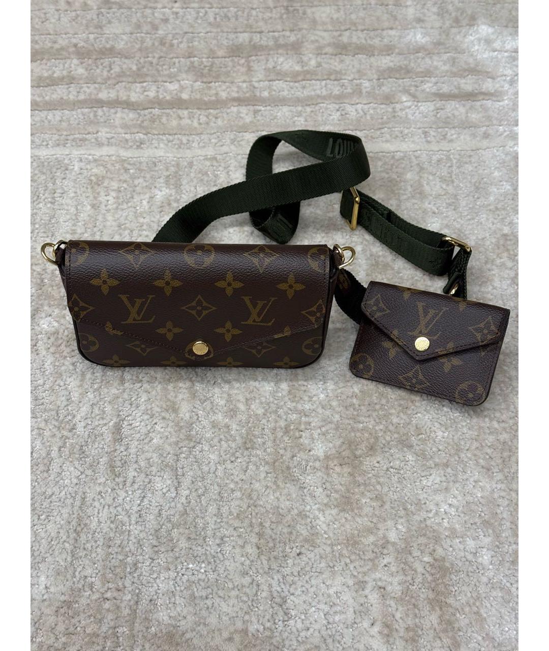 LOUIS VUITTON Коричневая сумка через плечо, фото 2