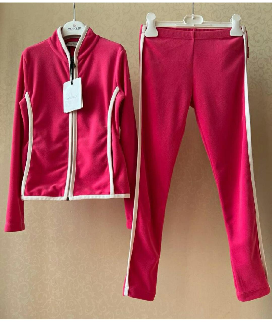 MONCLER KIDS Розовый комплект, фото 4