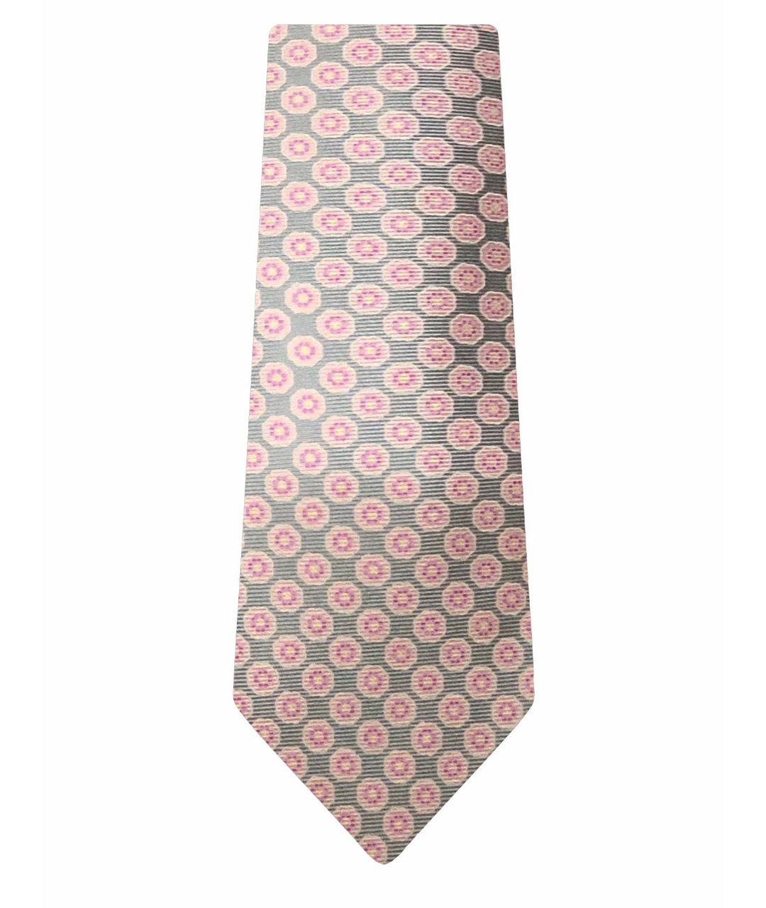 KITON Розовый шелковый галстук, фото 1