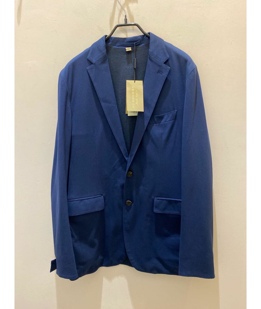 BURBERRY Темно-синий шелковый пиджак, фото 7