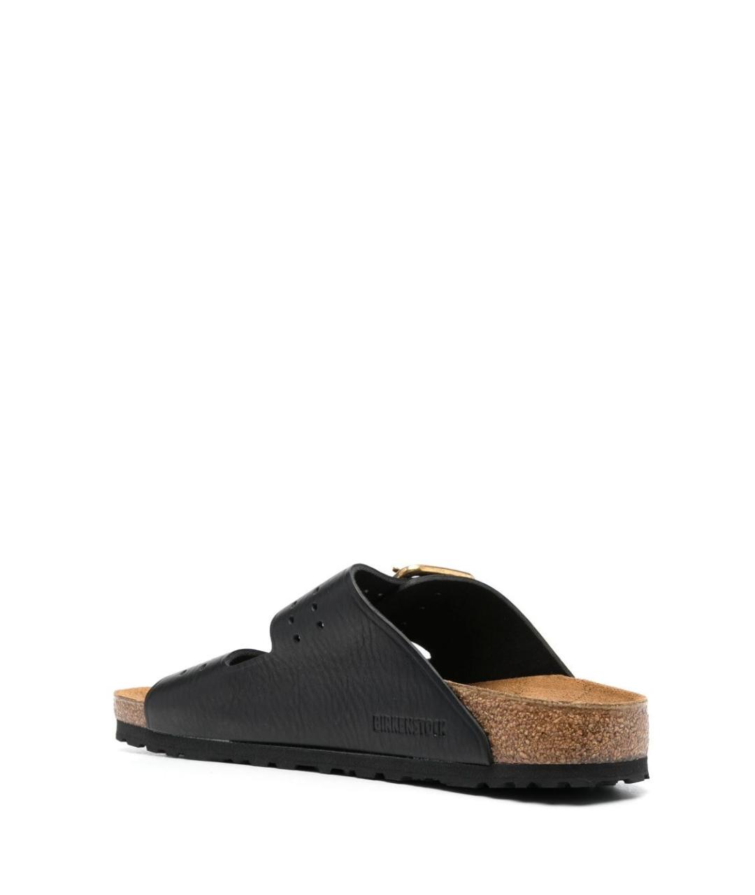 BIRKENSTOCK Черные кожаные сандалии, фото 3