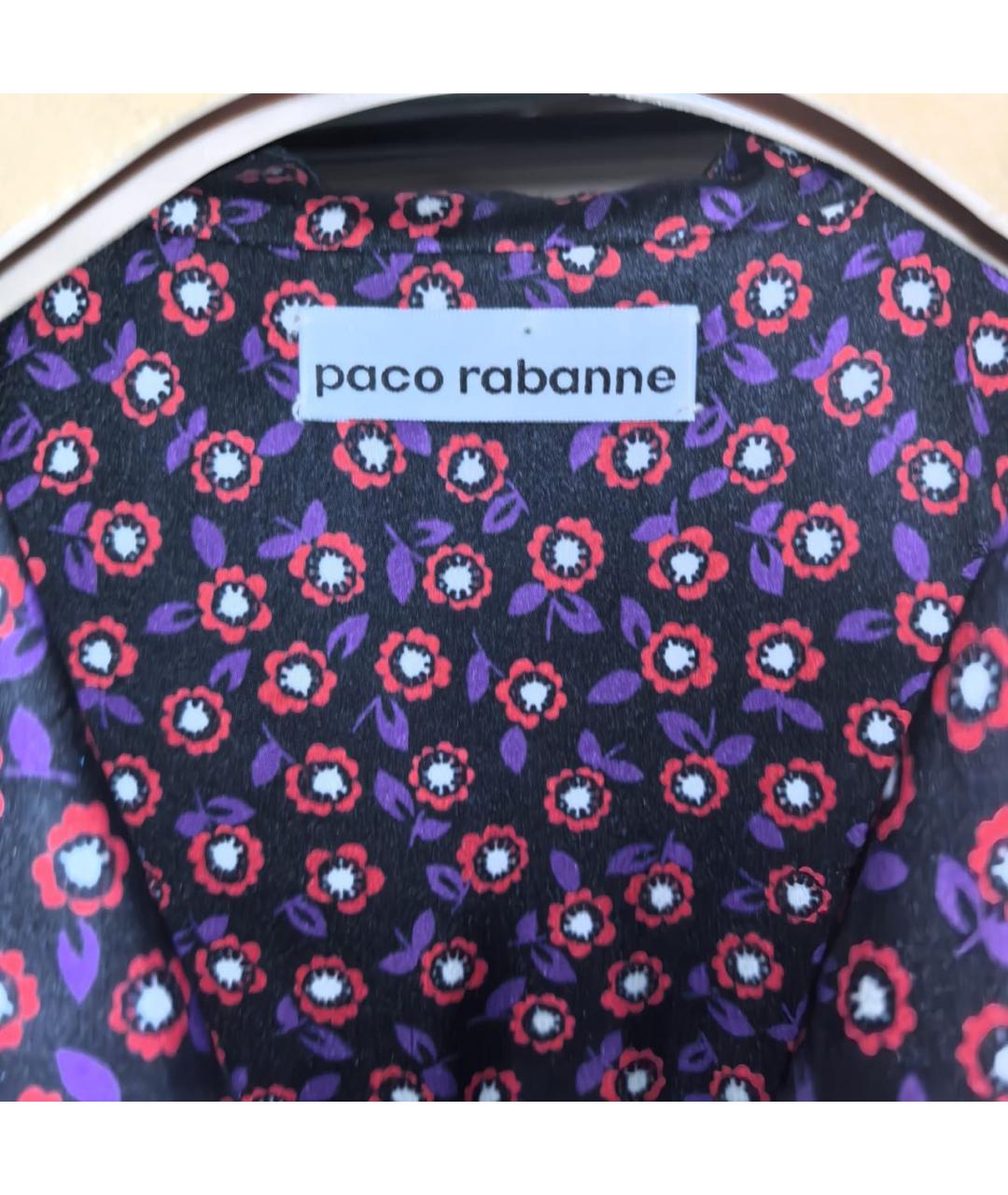 PACO RABANNE Мульти полиэстеровое повседневное платье, фото 3