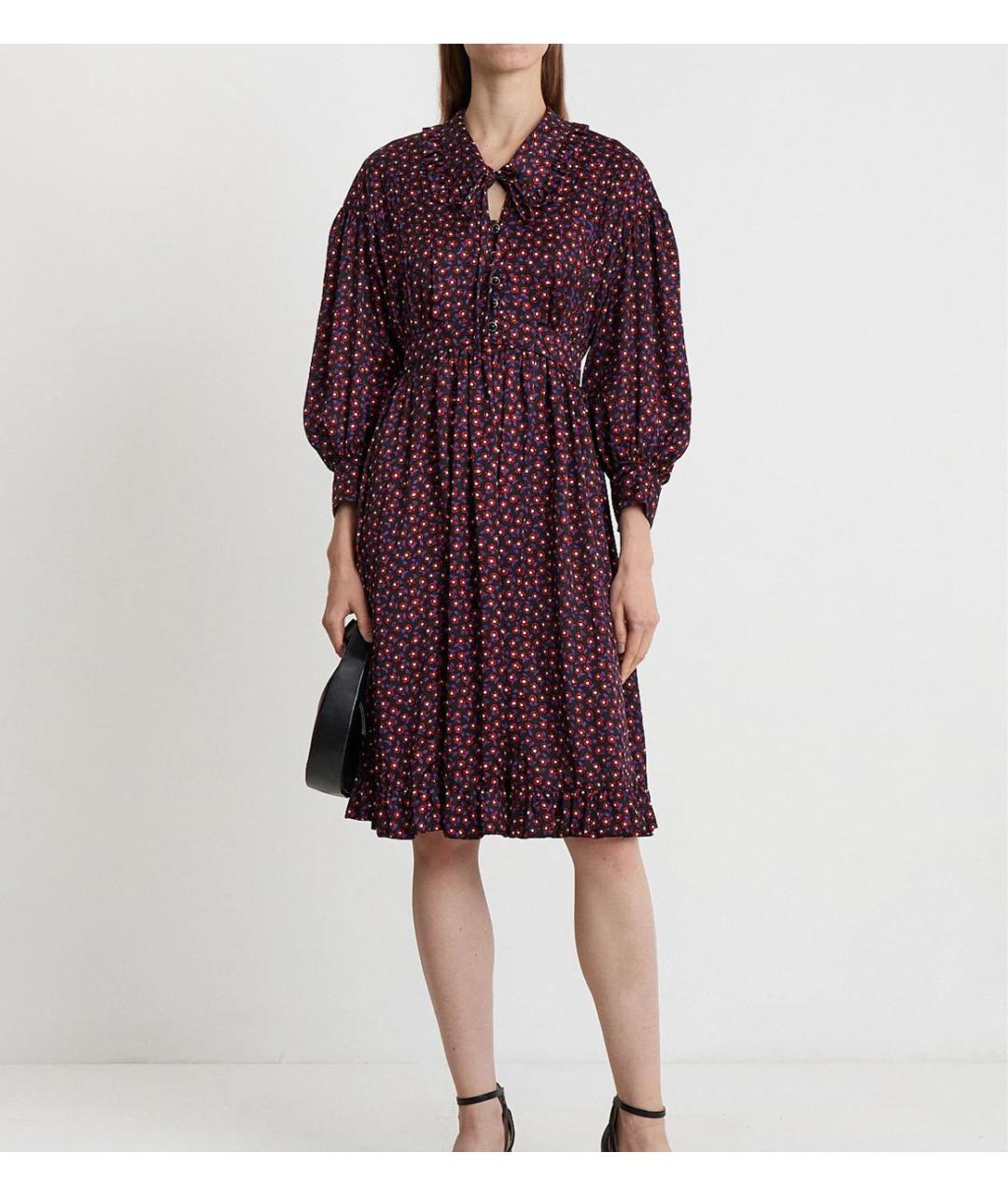 PACO RABANNE Мульти полиэстеровое повседневное платье, фото 5