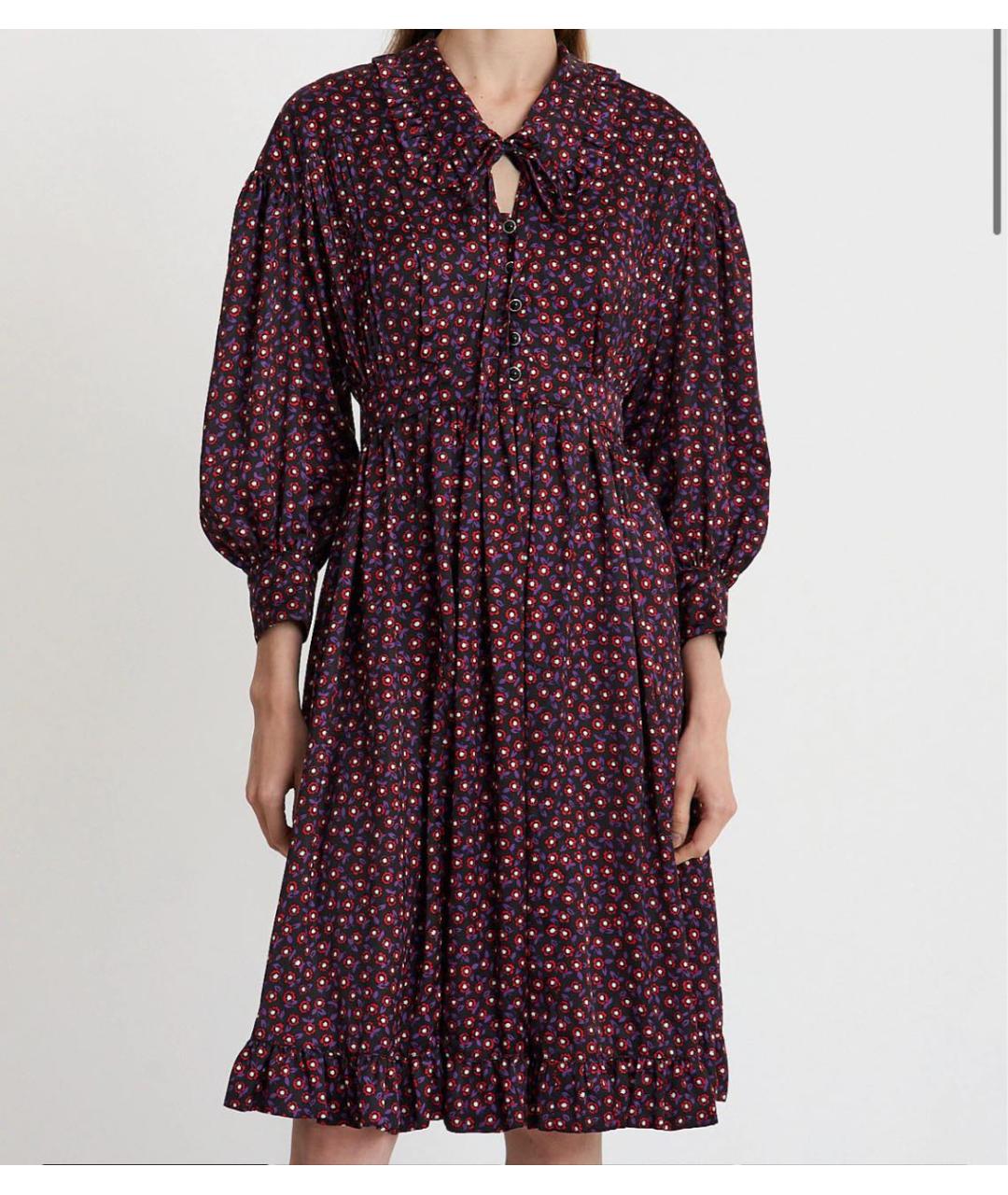 PACO RABANNE Мульти полиэстеровое повседневное платье, фото 2