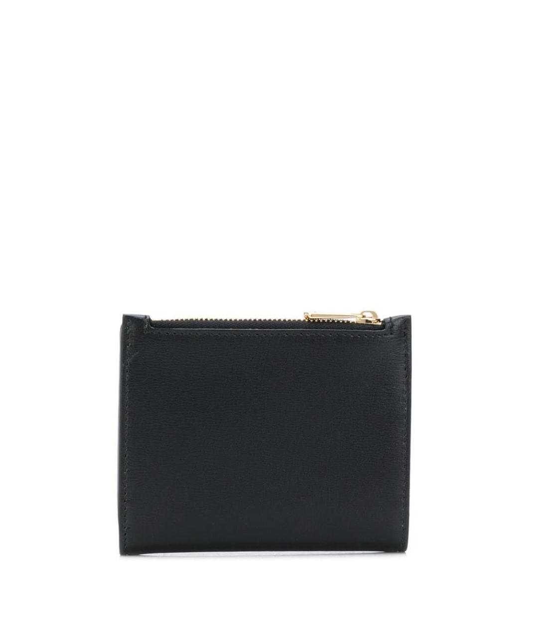 FERRAGAMO Черный кожаный кошелек, фото 2