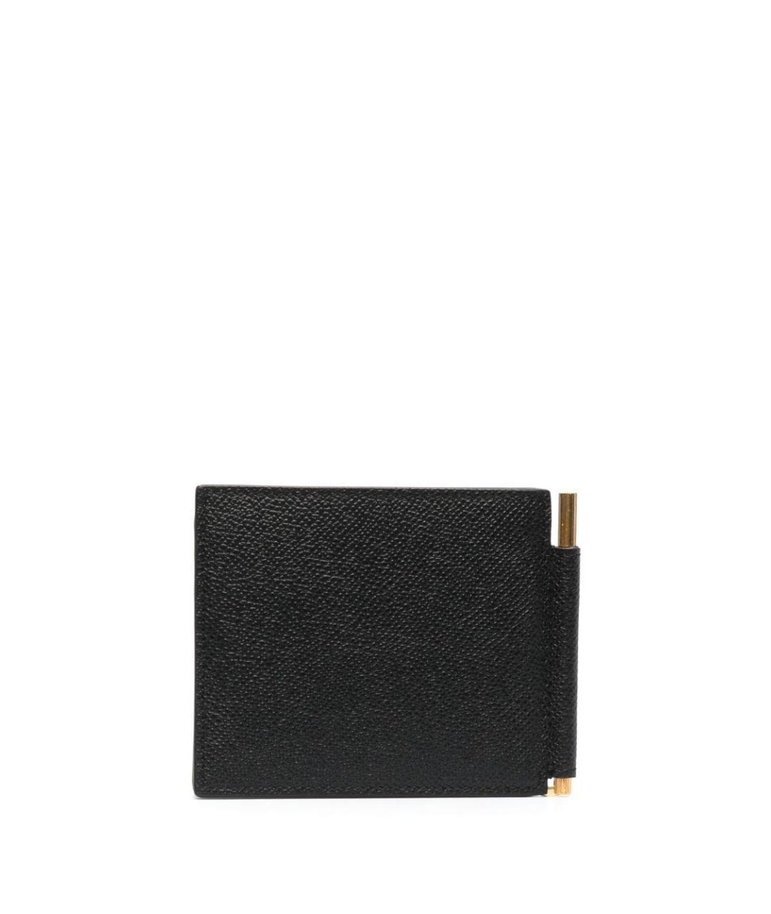 TOM FORD Черный кожаный кошелек, фото 2
