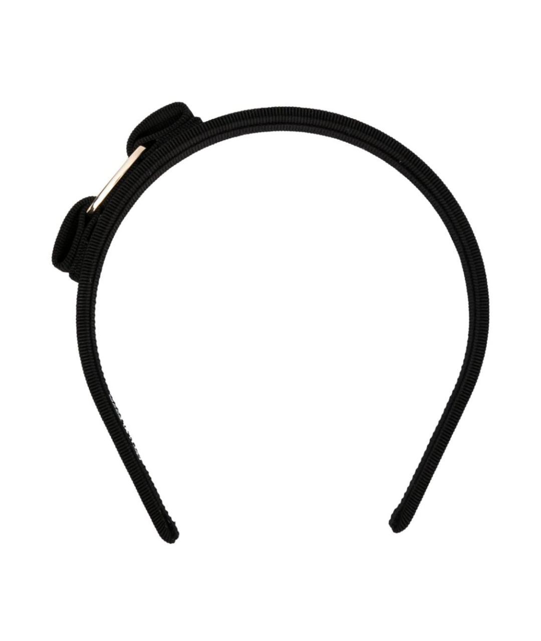 FERRAGAMO Черный ободок, фото 1